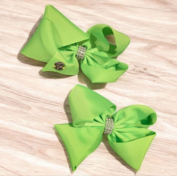 Jojo Siwa Hair Bows 3 Count 1 Large 2 Medium Sized Hair Accessories - Picture 4 of 5
